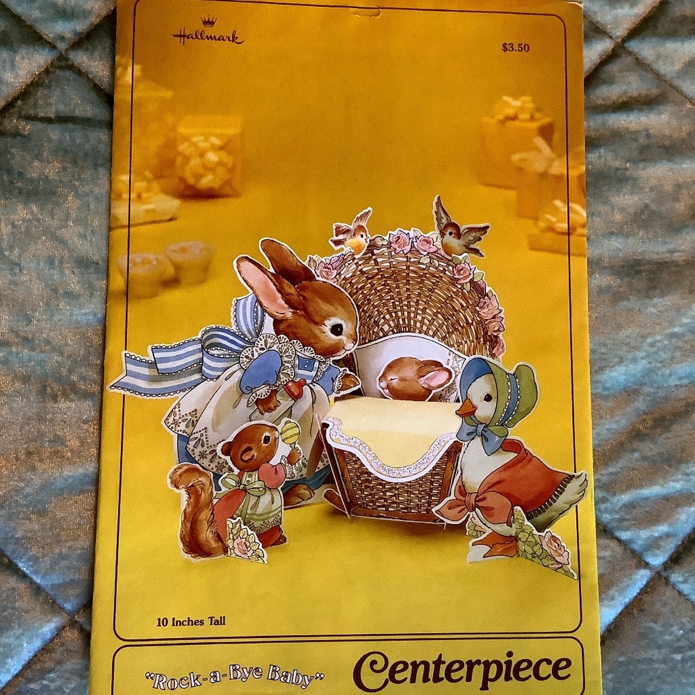 Vintage Hallmark “Rock-a-bye-baby” Centerpieces